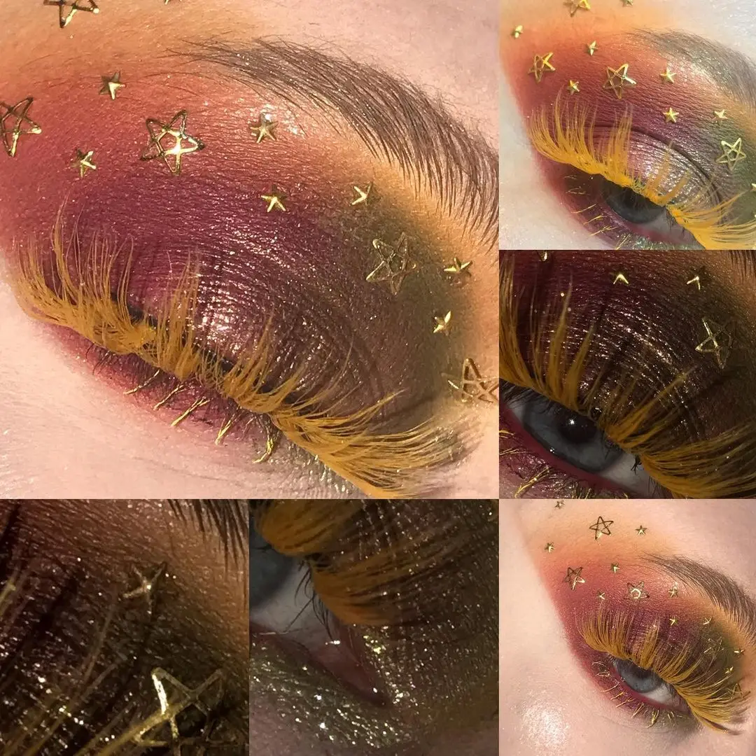 sun flower lashes